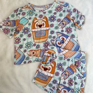 Wei Wei Bamboo // Bamboo Good 2 Grow and Bluey Matching Daywear Set with Shorts